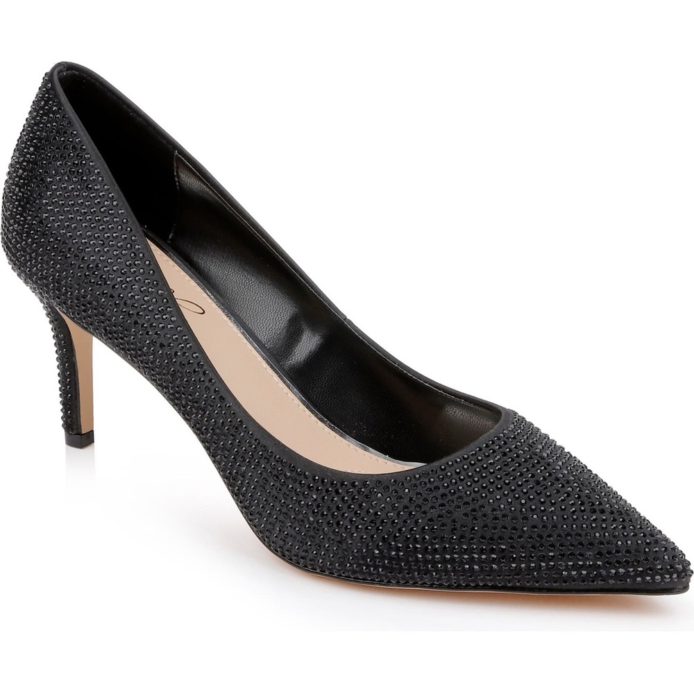 NIB Jewel Badgley Mischka Tyanna Crystal Pointed Toe Pumps Size 9